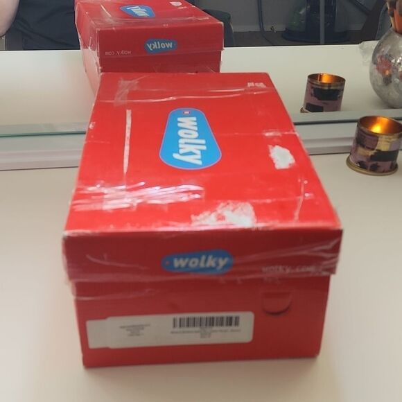 Wolky rainbow zebra Rio leather sandals womens 41 nib shoes colorful comfort new - Picture 7 of 8